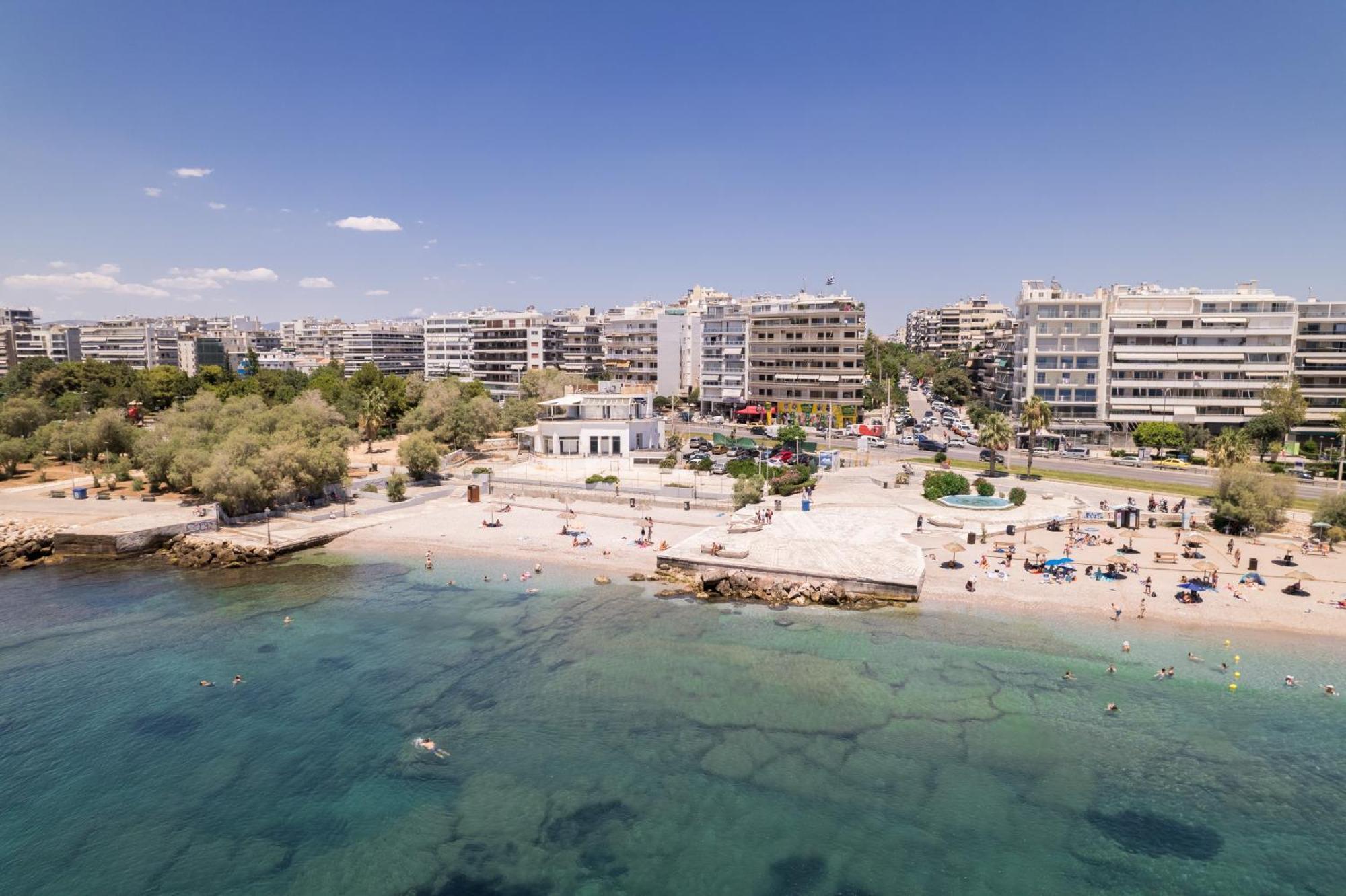 Athens Riviera, Seaview, Beachfront, Lux Apartment On Starbucks Building Eksteriør bilde