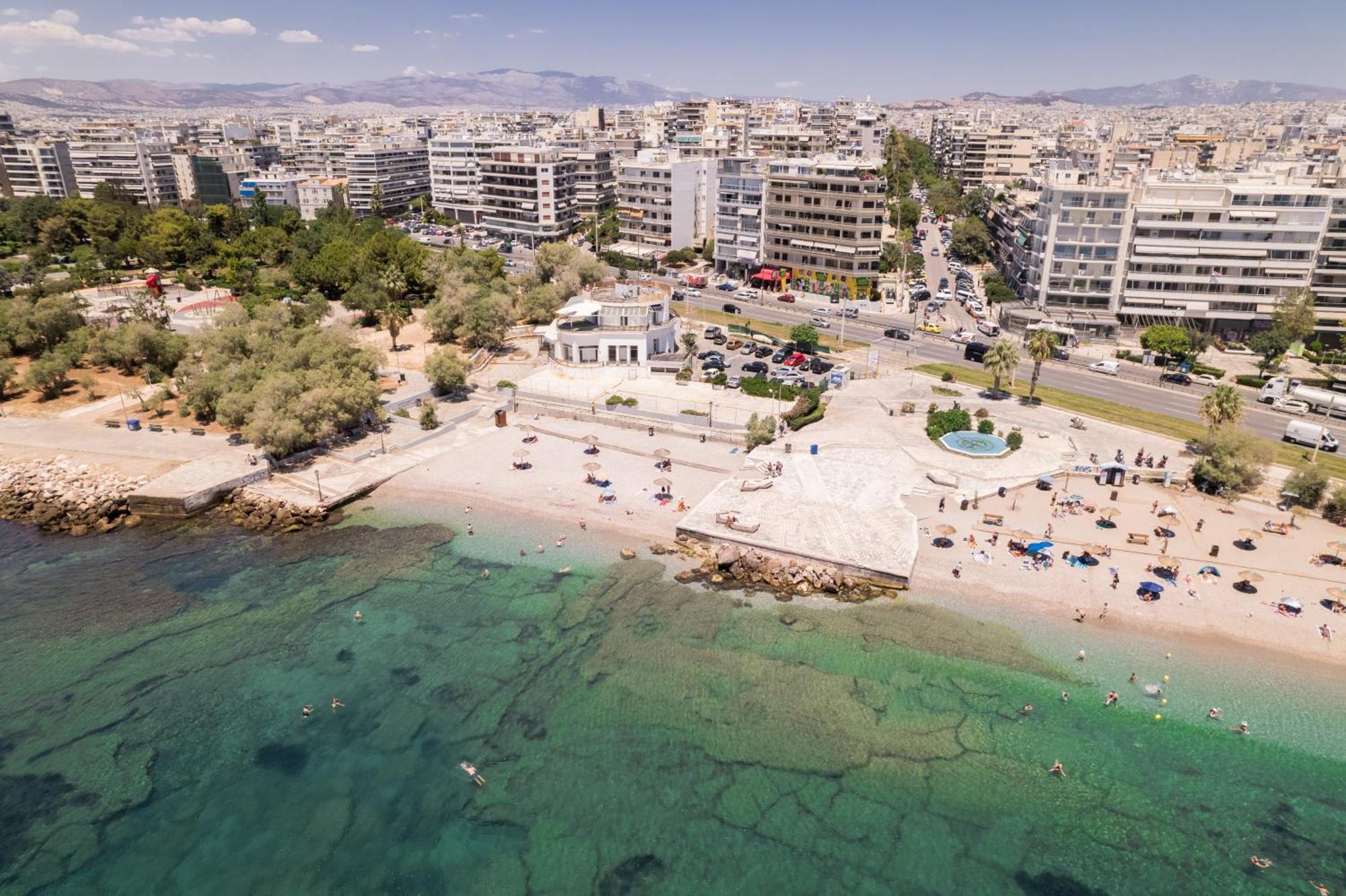 Athens Riviera, Seaview, Beachfront, Lux Apartment On Starbucks Building Eksteriør bilde